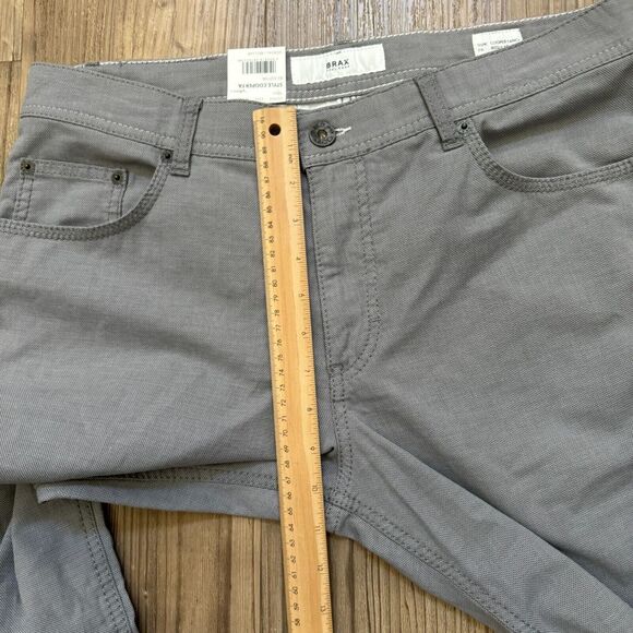 NWT Brax Men Cooper Fancy Stretch 5 Pockets Pants Regular Fit Size 34x32 - Picture 6 of 10